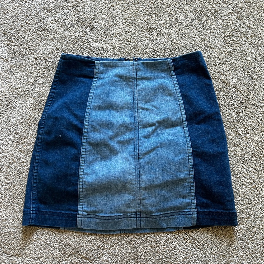 Free people Jean skirt